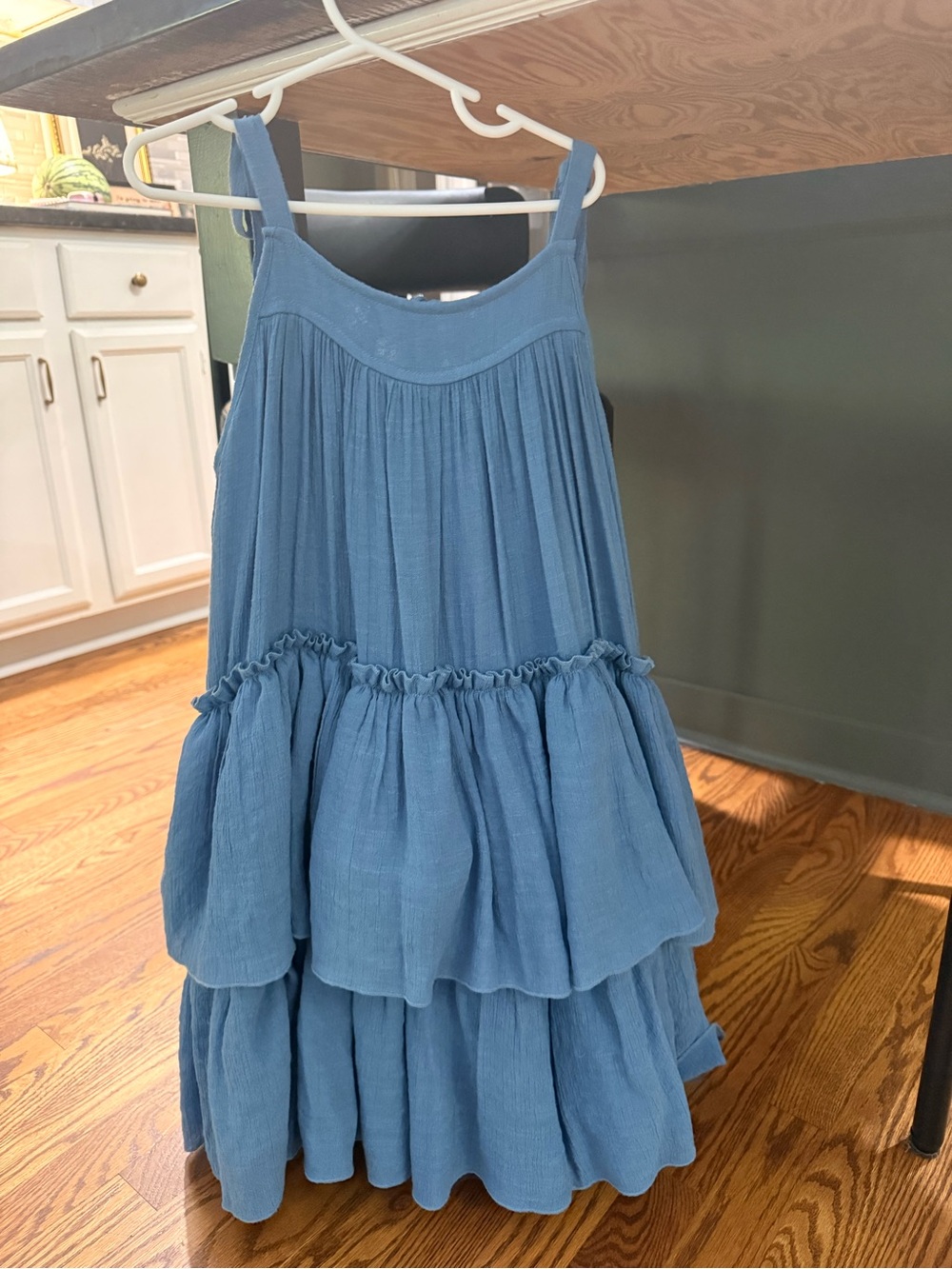 Blue Tiered Sundress for Girls - Brand:Joyfolie